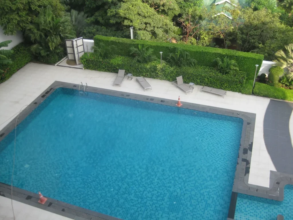 The pool I swam in every day!
