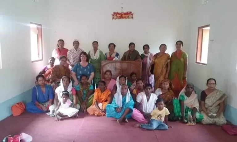 Me teaching ladies at the school of the Supernatural in West Bengal.